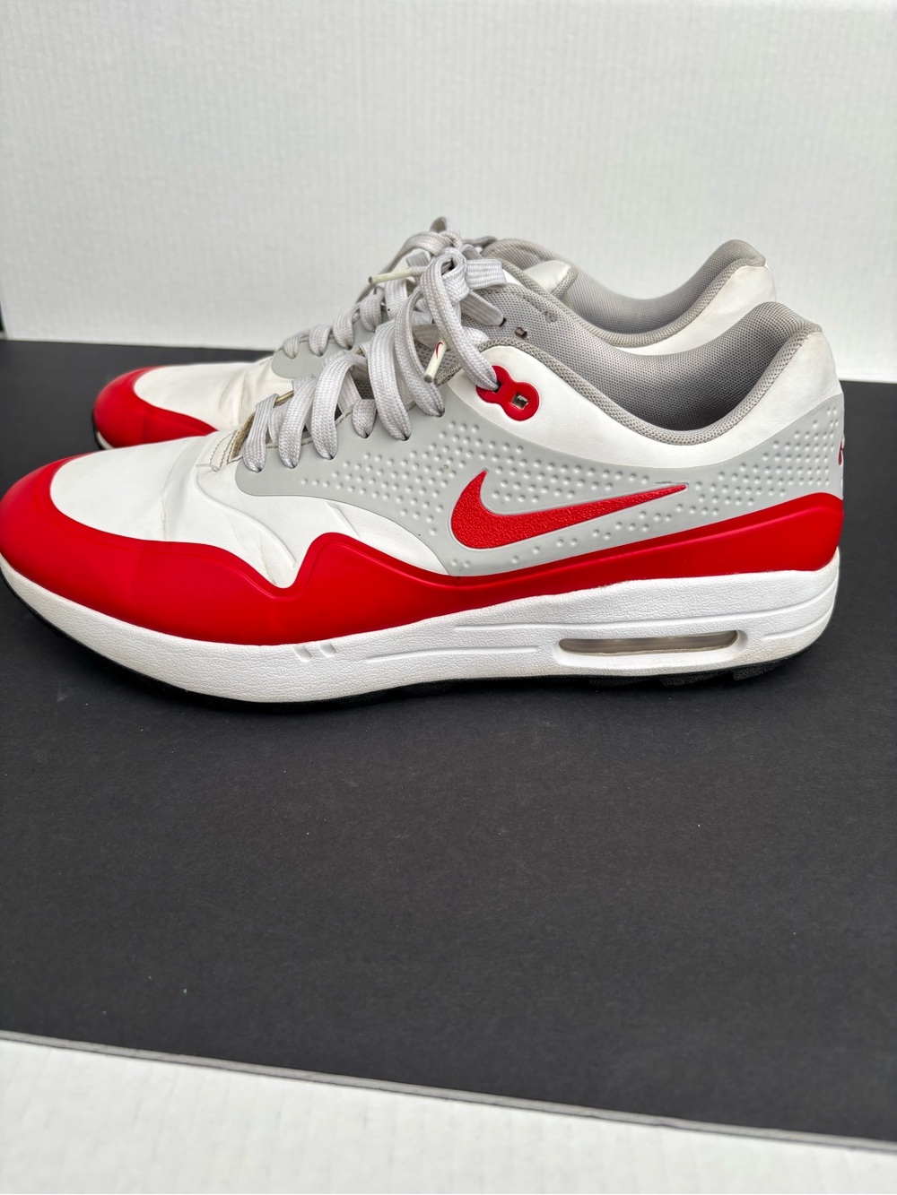 Nike Air Max 1 Golf 'University Red' OG Style Spikeless Shoes size 12